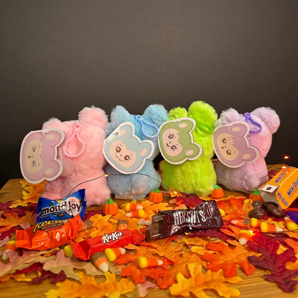 La Babies Colorful Plush Set of Four - Picture 6 of 10